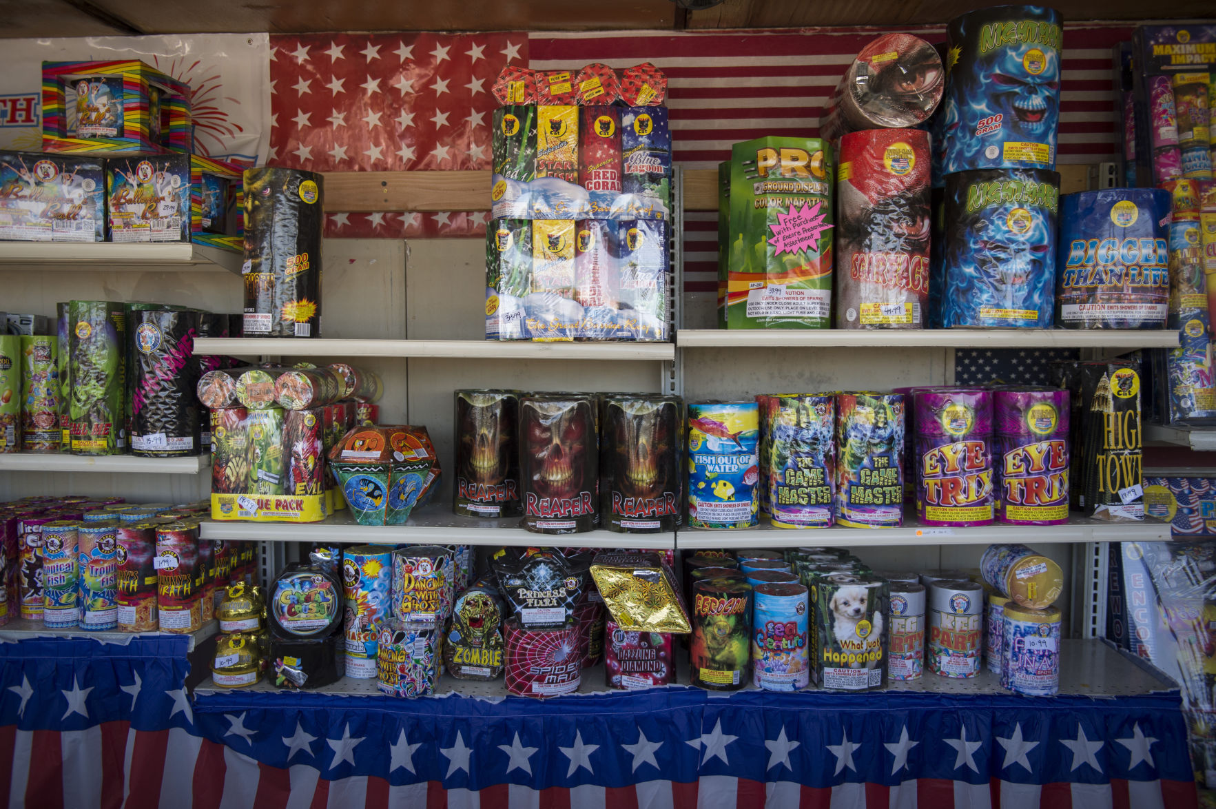 Fireworks on sale now